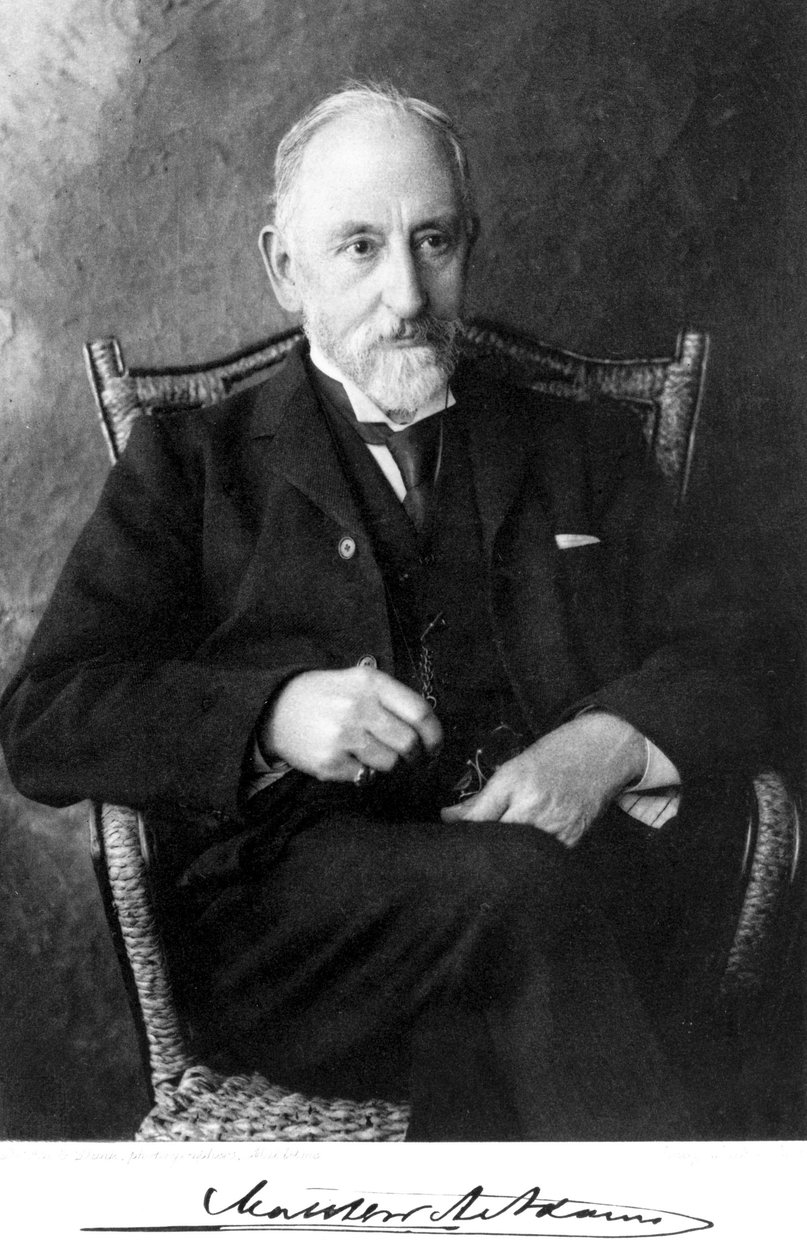 Matthew Algernon Adams, britisk øjenlæge, ca. 1900 af Unbekannt