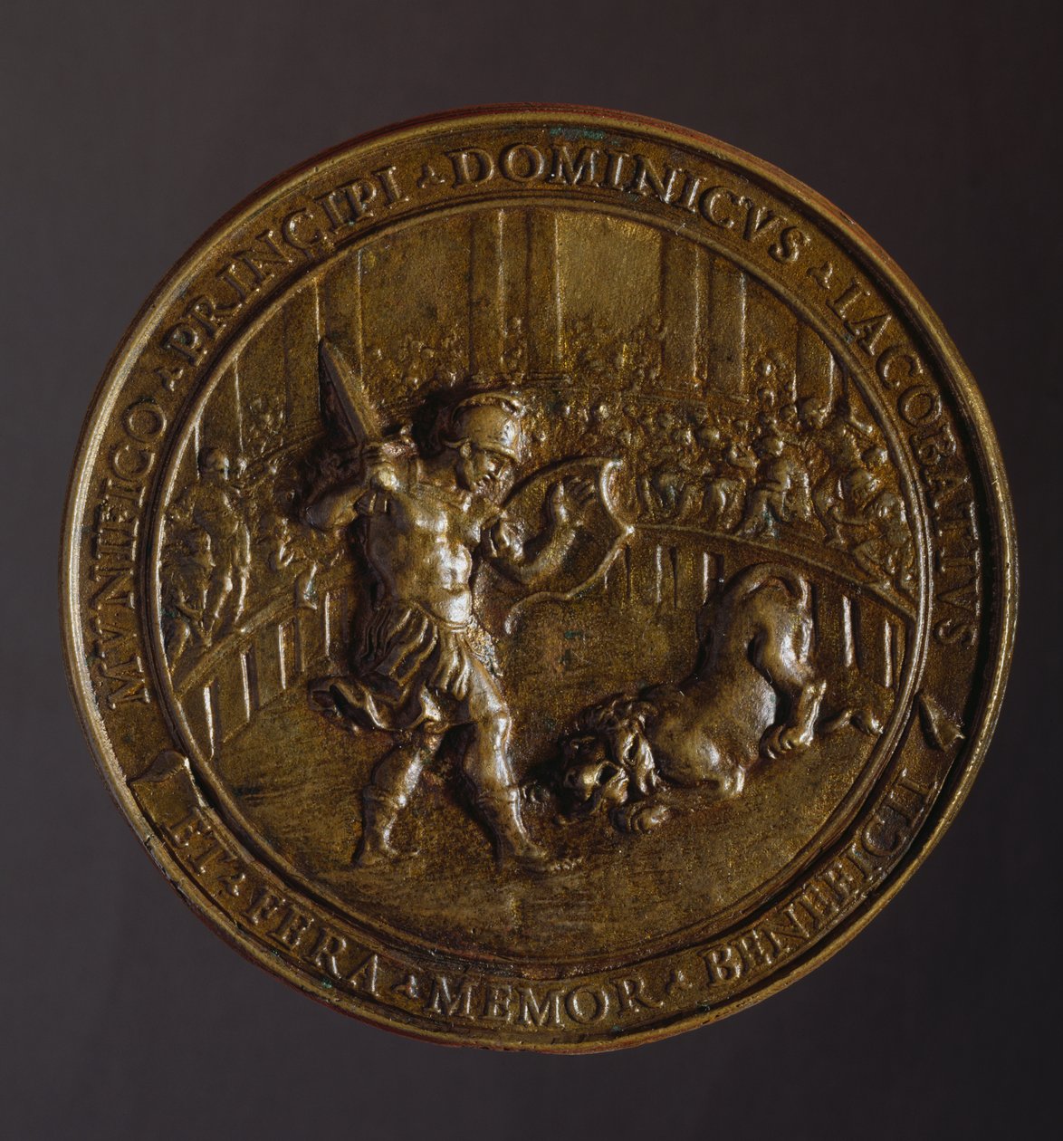 Medalje til minde om pesten opslugte Rom i årene 1656-1657 af William M. Timlin