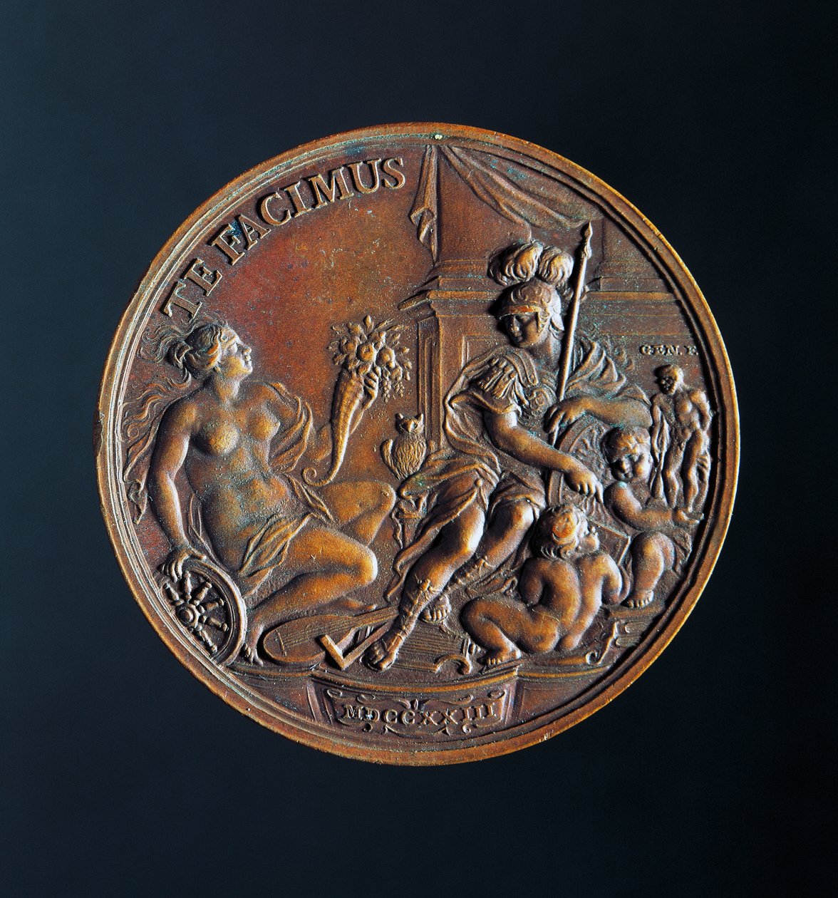 Medalje af Doge Alvise III Sebastiano Mocenigo (1662-1732) af Benjamin Baud
