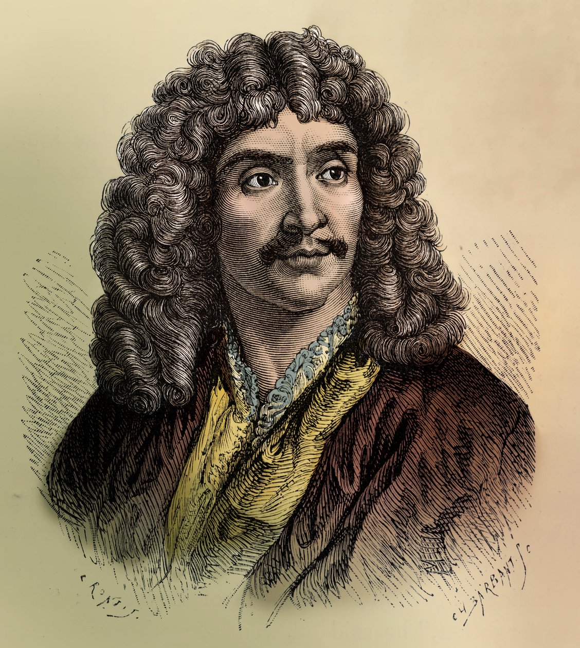 Moliere af Unbekannter Künstler