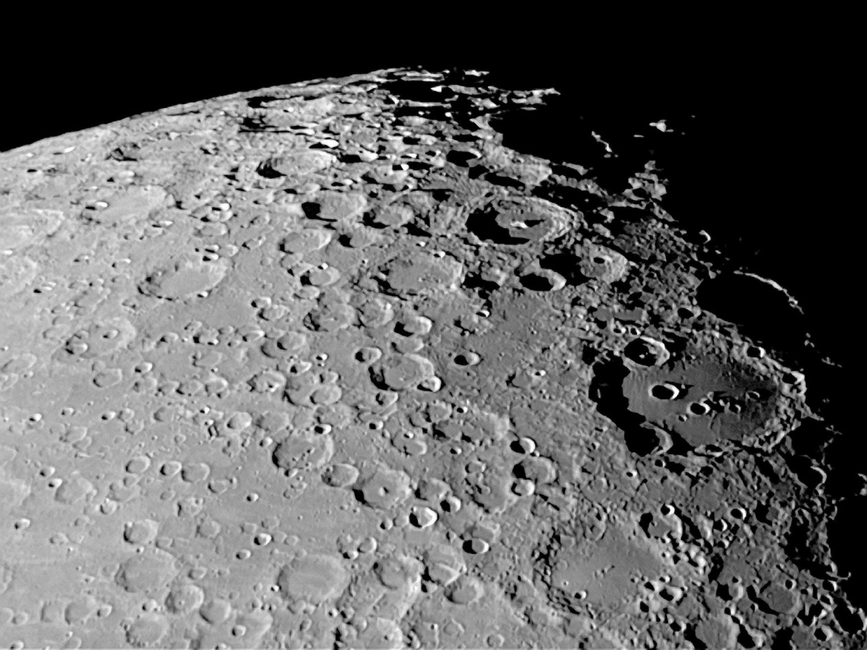 Moretus og Clavius kratere af Unbekannt