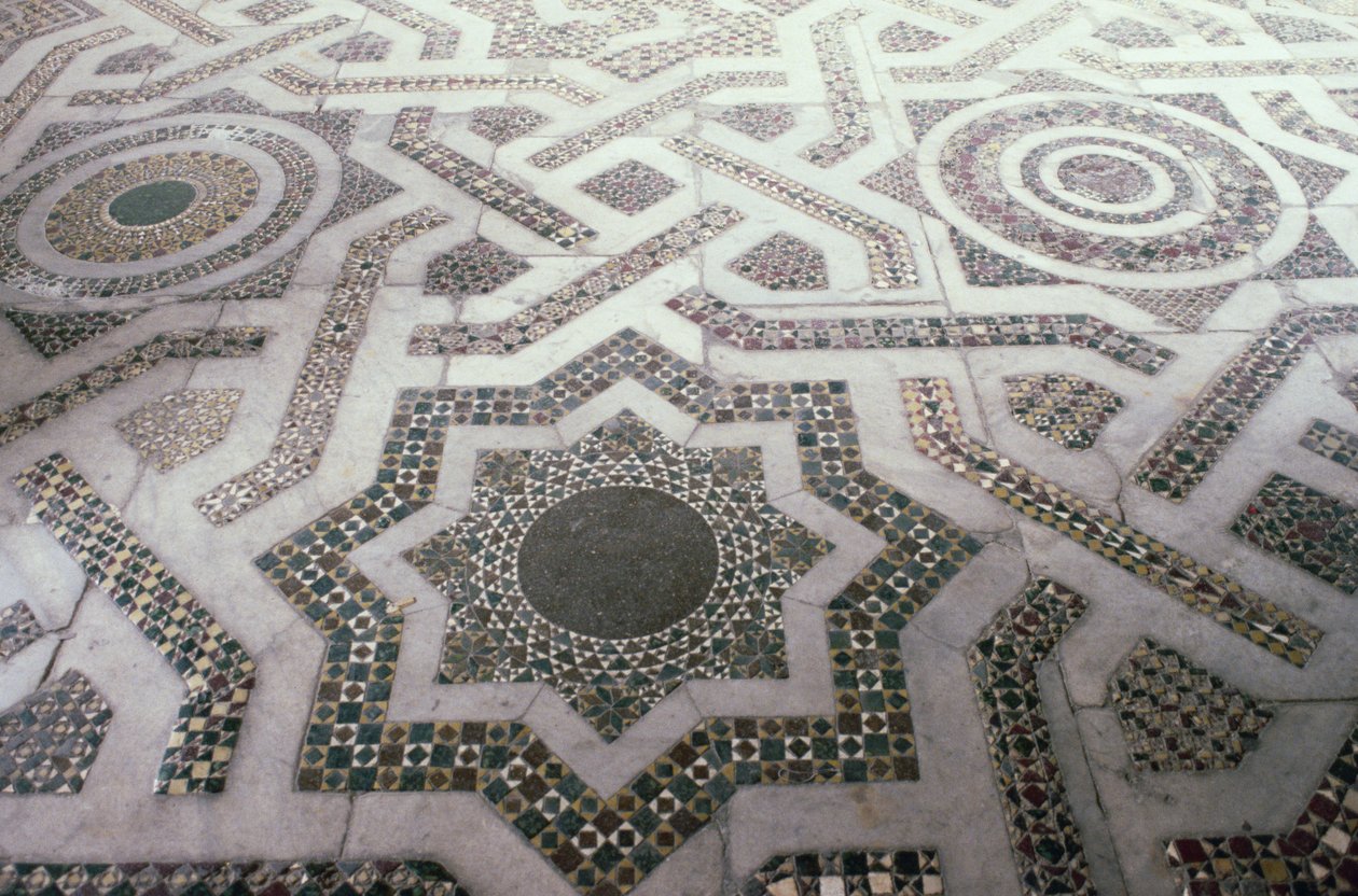 Mosaikgulve i Monreale Cathedral, Sicilien (foto) af Unbekannt