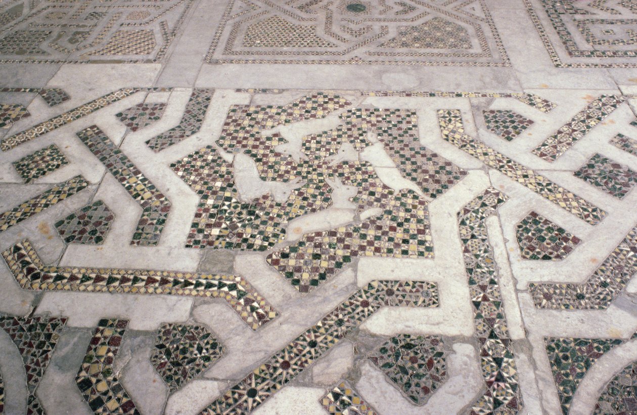 Mosaikgulve i Monreale Cathedral, Sicilien (foto) af Unbekannt