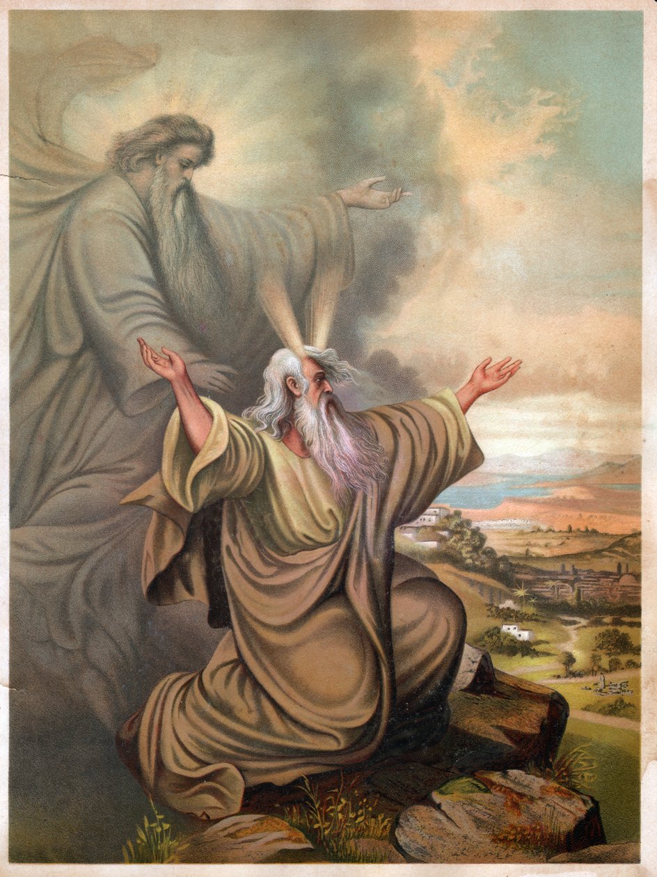 Moses (litho, omkring 1900) af Unbekannter Künstler