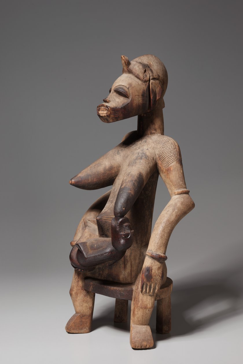 Mor-og-barn-figur, 1800-1900-tallet af Unbekannt