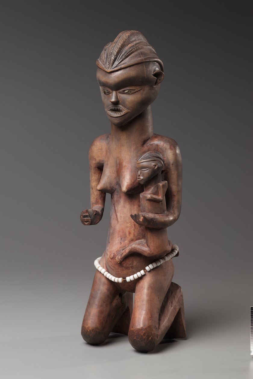 Mor-og-barn-figur, slutningen af 1800-tallet-begyndelsen af 1900-tallet af Unbekannt
