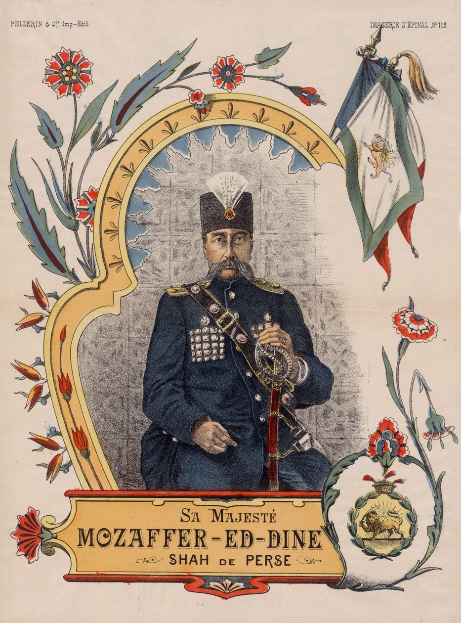 Mozzafar-al-Din Shah ow Mozzaffaredin Shah - Muzaffar ad-din Shah Qajar af Unbekannt