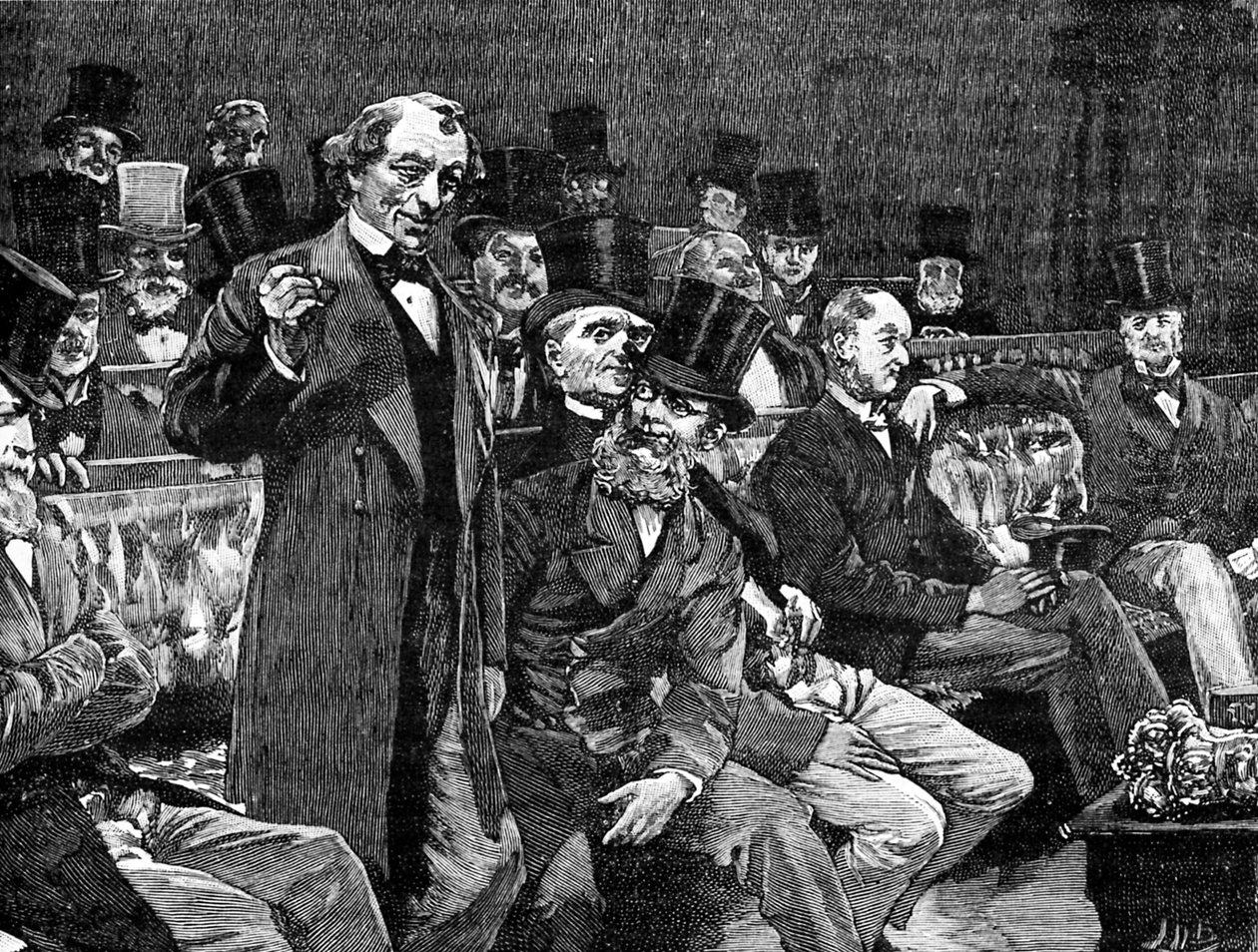 Hr. Disraeli i Underhuset af Unbekannter Künstler