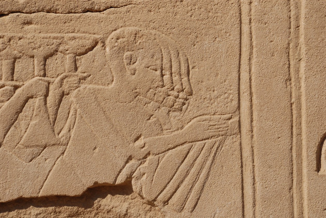 Flere hoveder, karnak, Luxor, Egypten (foto) af Unbekannt