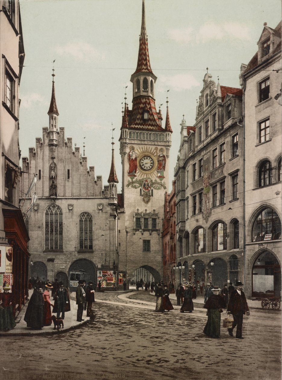 Munich Town Hall, 1890-90dani af Unbekannt