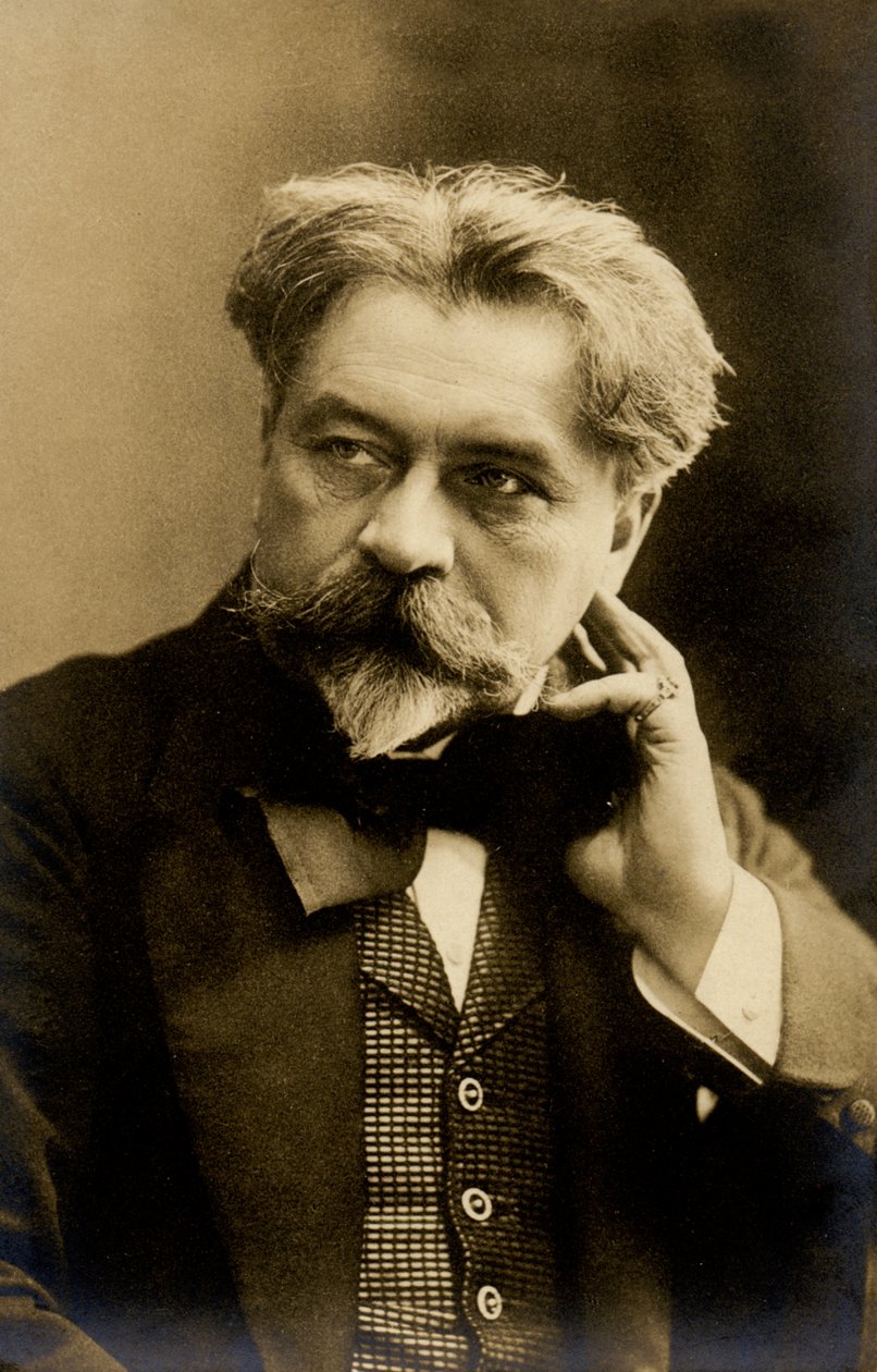 Musik. Den ungarske dirigent Arthur Nikisch. Foto, Tyskland, ca. 1900 (postkort) af Unbekannter Künstler