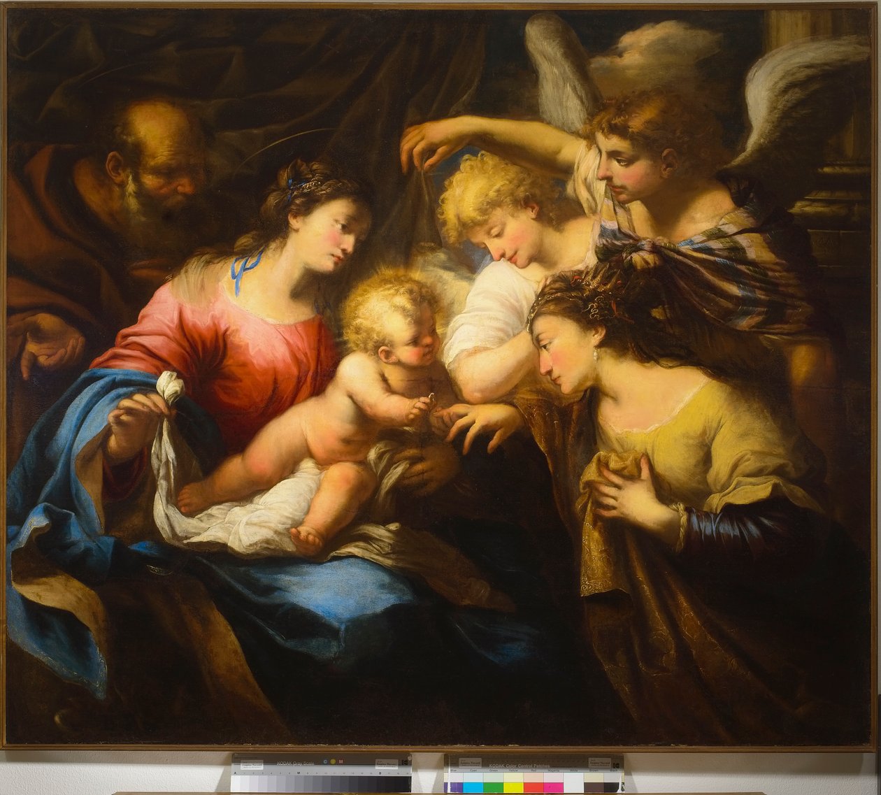 Saint Catherines mystiske ægteskab af Unbekannt