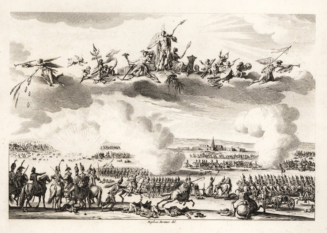 Napoleon Bonaparte, den franske republiks første konsul, der kommanderede den franske hær i slaget ved Marengo af Unbekannt