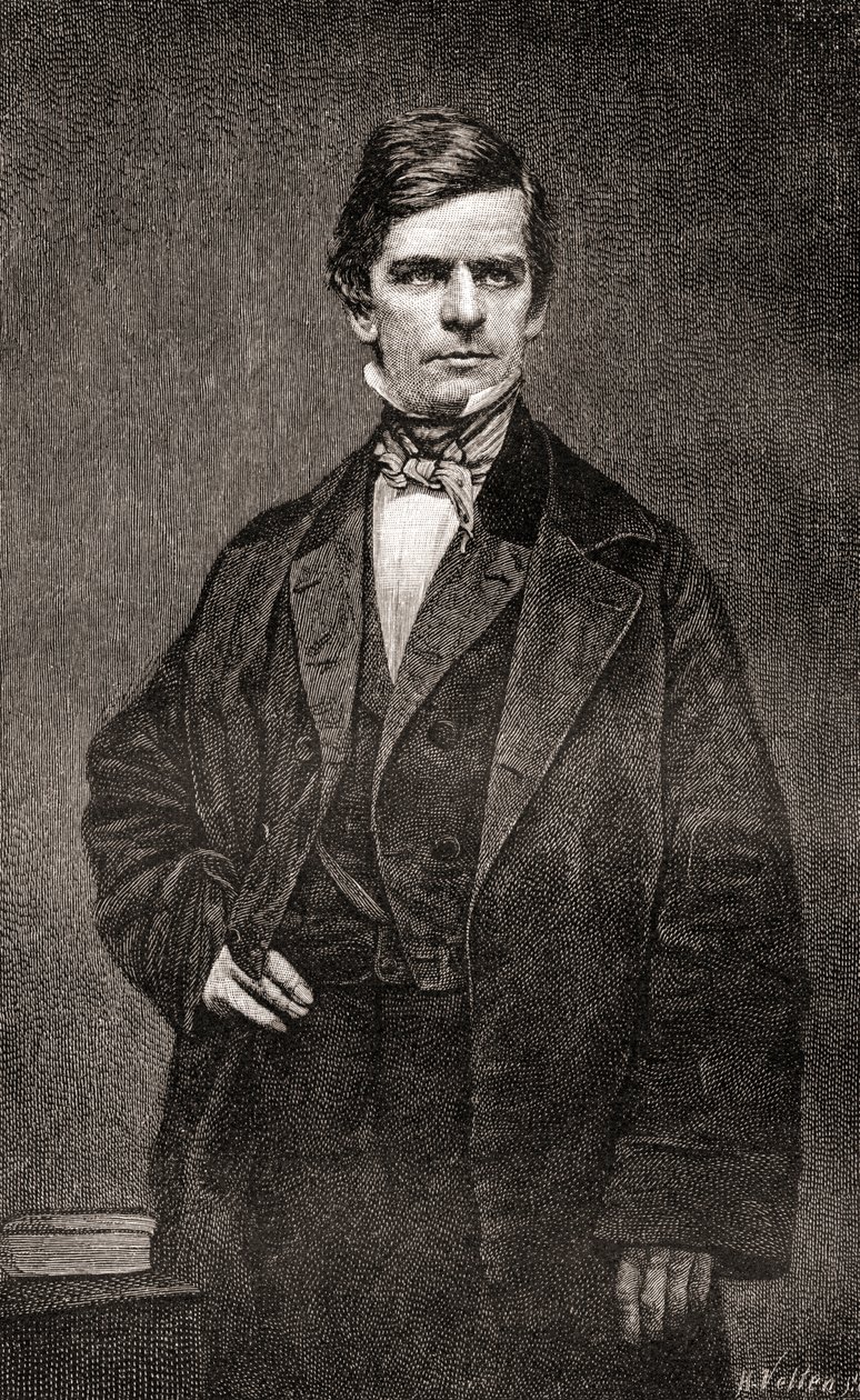 Nathaniel Prentice Banks, fra The Century Magazine, udgivet 1887 (gravering) af Unbekannt