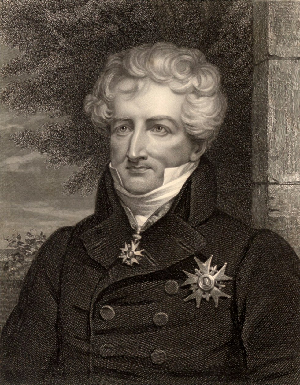 Naturforsker Georges Cuvier, Paris, Frankrig, ca. 1810 (s/h-billede) af Unbekannt