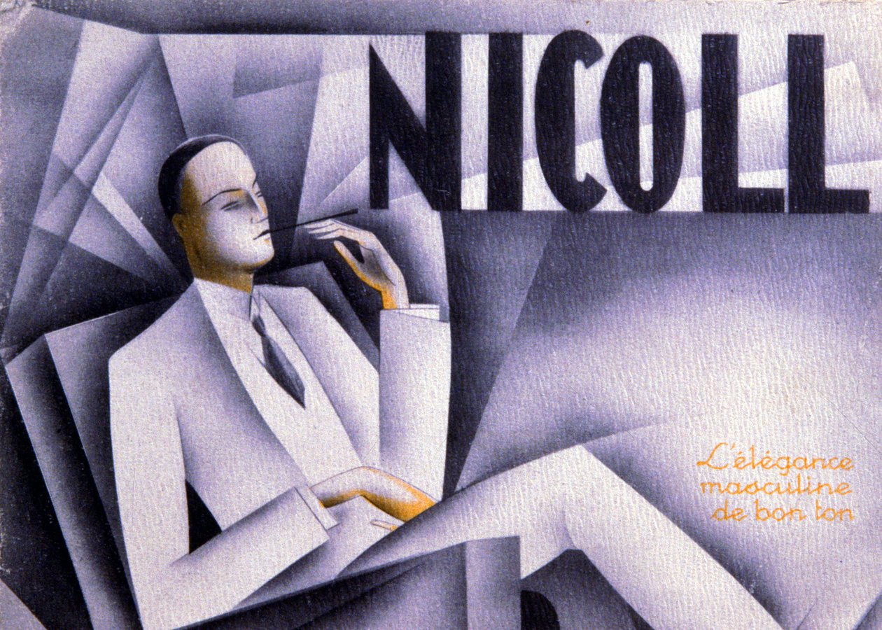 Nicoll, mænds elegance i god smag, ca. 1930 (print) af Unbekannter Künstler