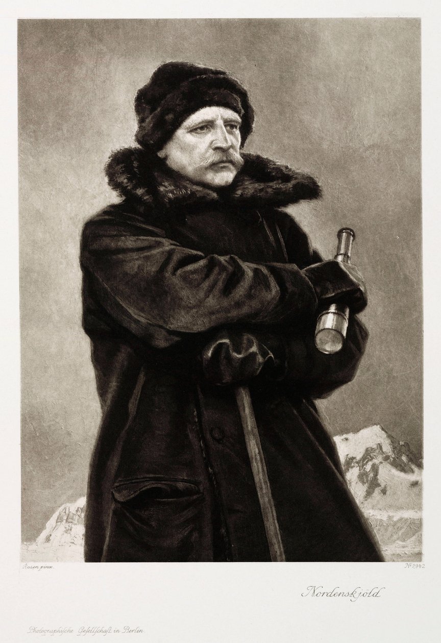 Nils Adolf Erik Nordenskjold, svensk geolog og arktisk opdagelsesrejsende, ca. 1880