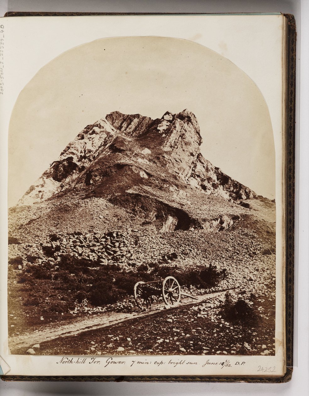 North Hill Tor, Gower Peninsula, South Wales, 14. juni 1862 af Unbekannt