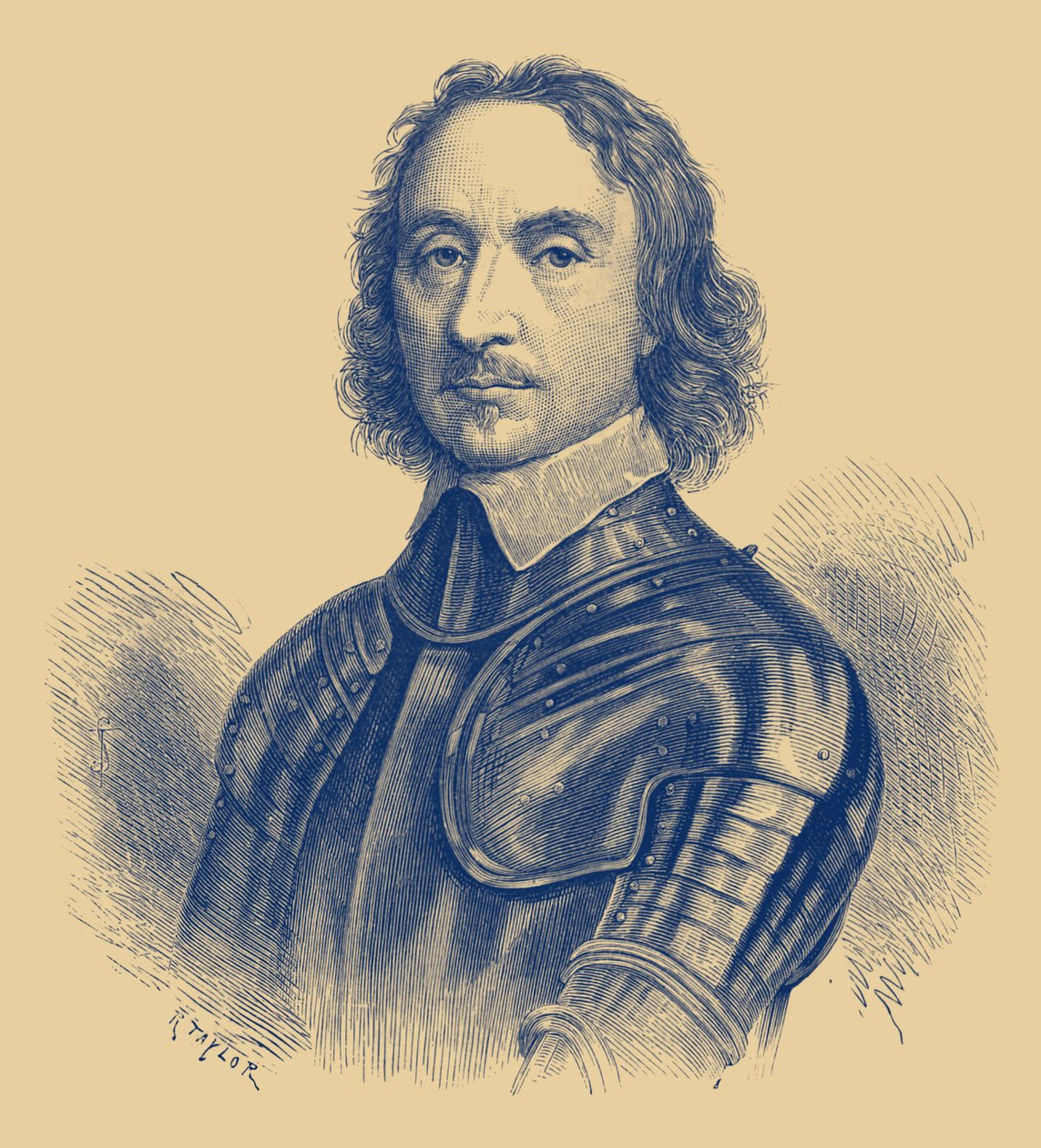 Oliver Cromwell af Unbekannter Künstler