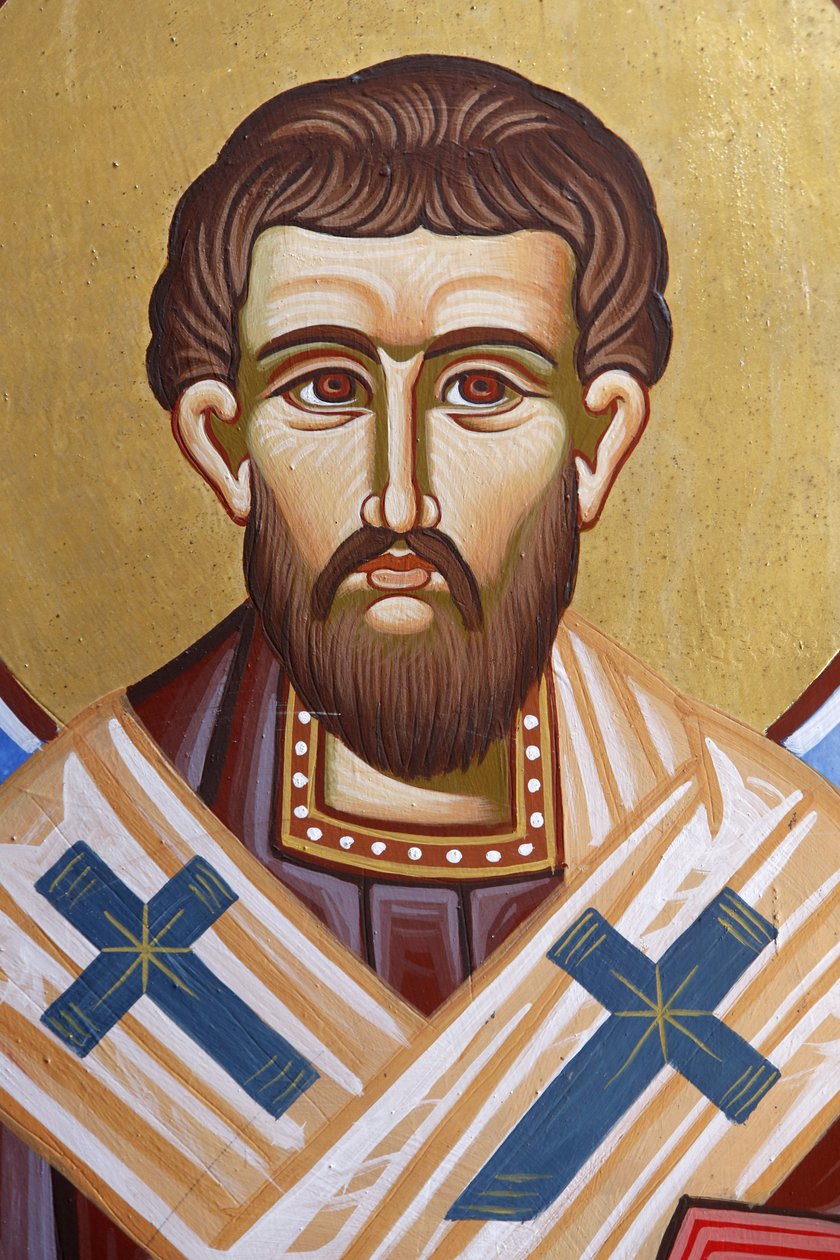 Ortodokse kirke i Pedoula, Cypern. Saint Eleftheros, 20150510, Pedoulas, Cypern af Unbekannt