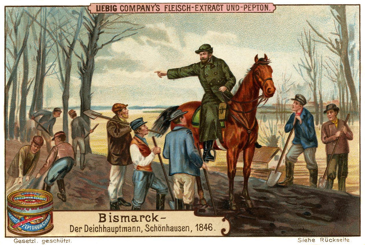 Otto von Bismarck som digemester i 1846 af Unbekannter Künstler