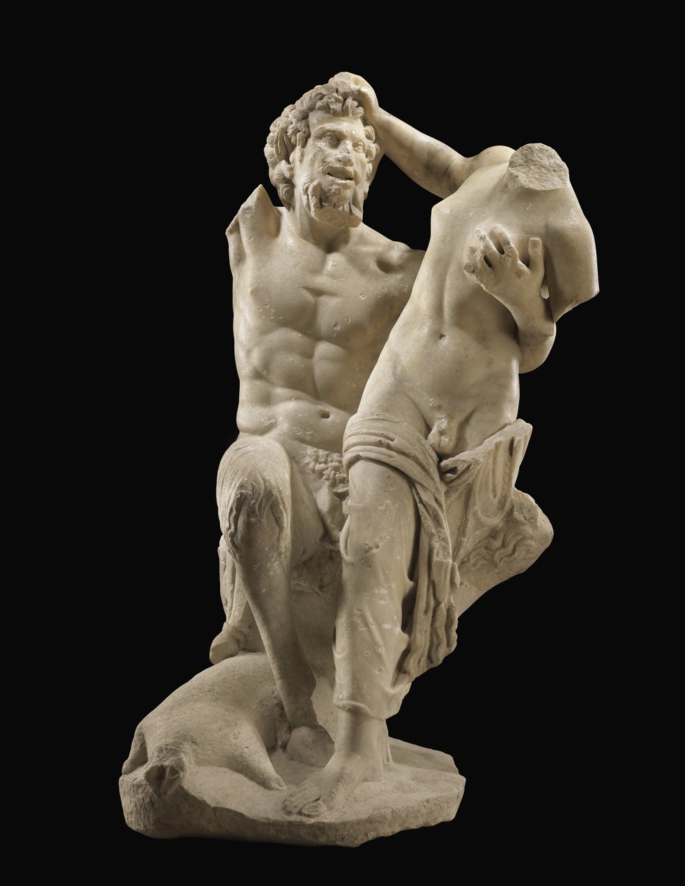 Pan og Hermafrodit, ca. 1. århundrede e.Kr af Unbekannt