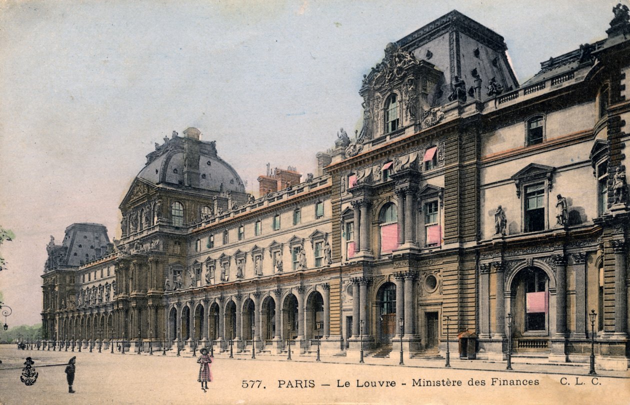Paris, Frankrig: Le Louvre, Ministere des Finances af Unbekannter Künstler