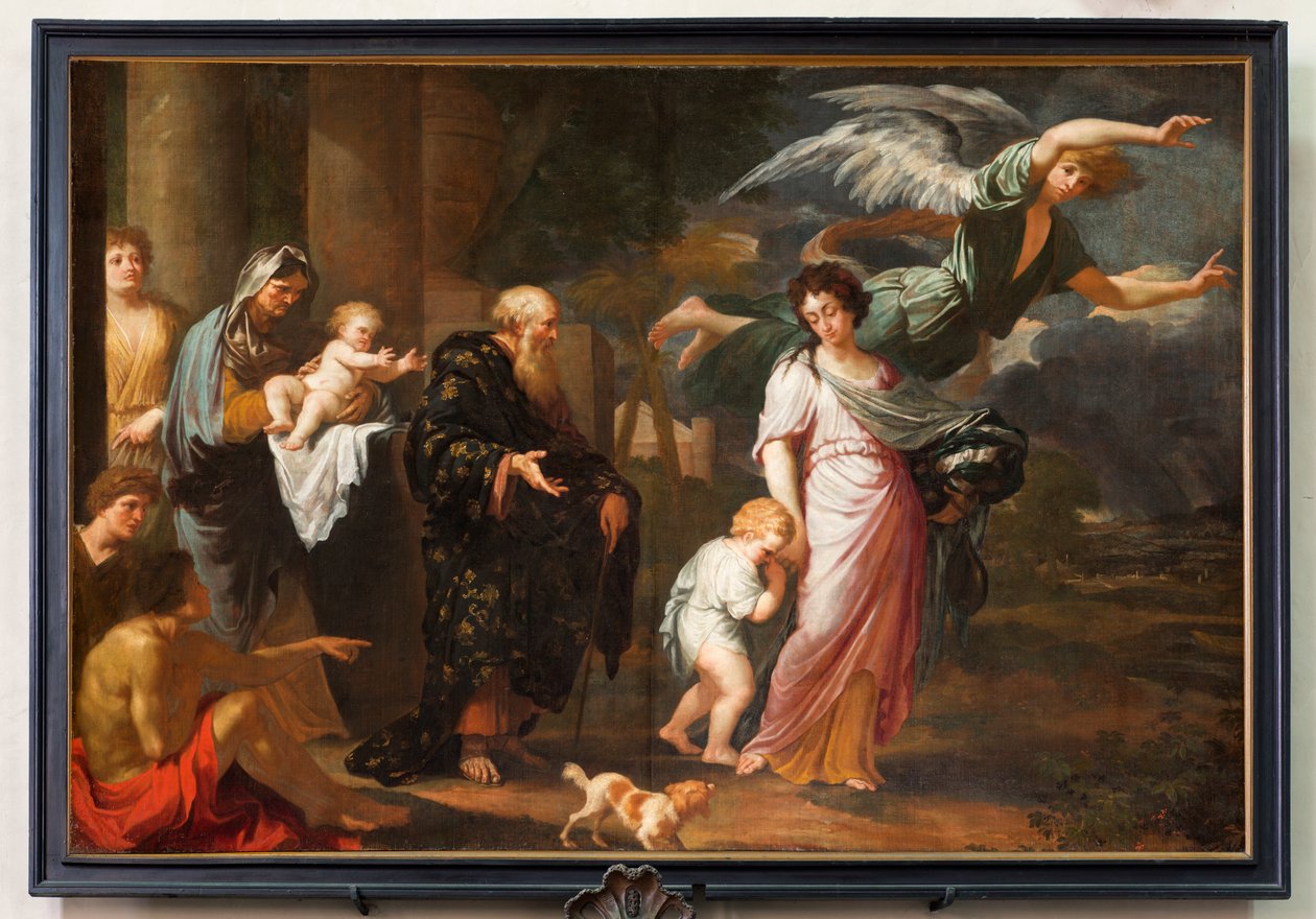 Sognekirke (Vor Frue Sognekirke). Indre. Maleri. af Unbekannter Künstler
