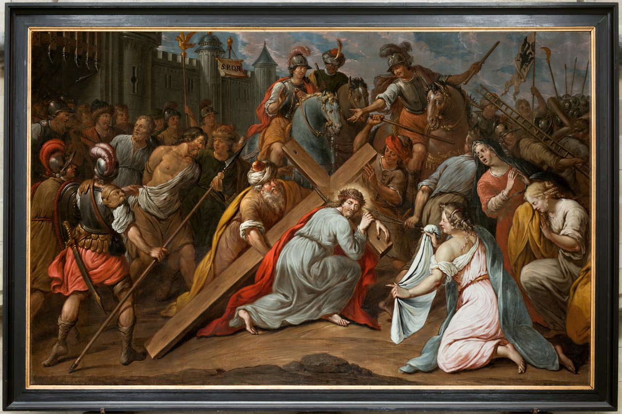 Sognekirke (Saint Martins Sognekirke). Maleri. af Unbekannter Künstler
