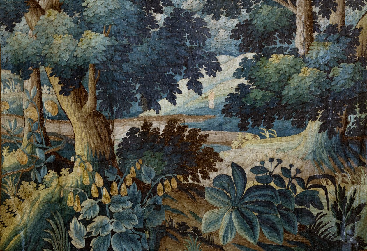 Sognekirke ("Saint Walburga Parish Church"). gobelin. af Alec Hunter
