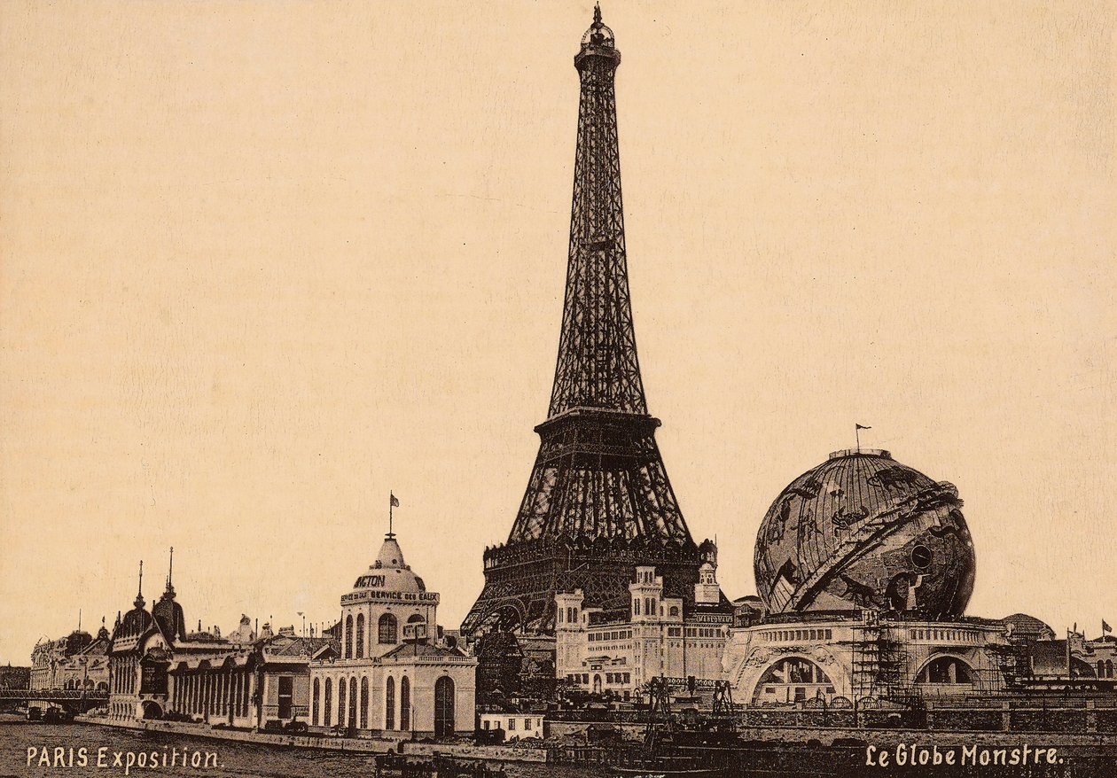 Pavilloner i anledning af verdensudstillingen i Paris i 1900 af Unbekannter Künstler