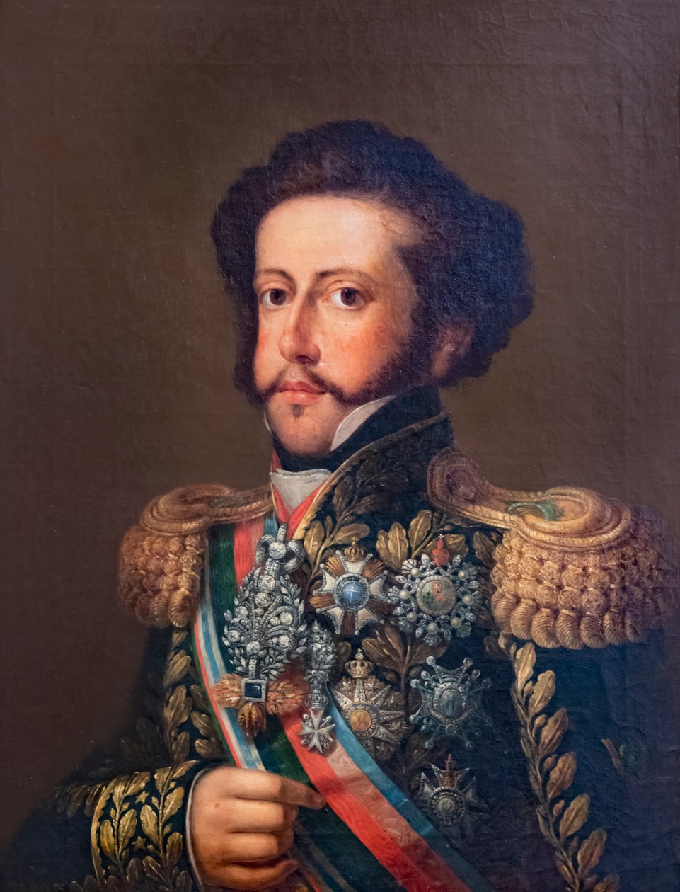 Pedro I af Brasilien og IV af Portugal. Portræt. af Alec Hunter