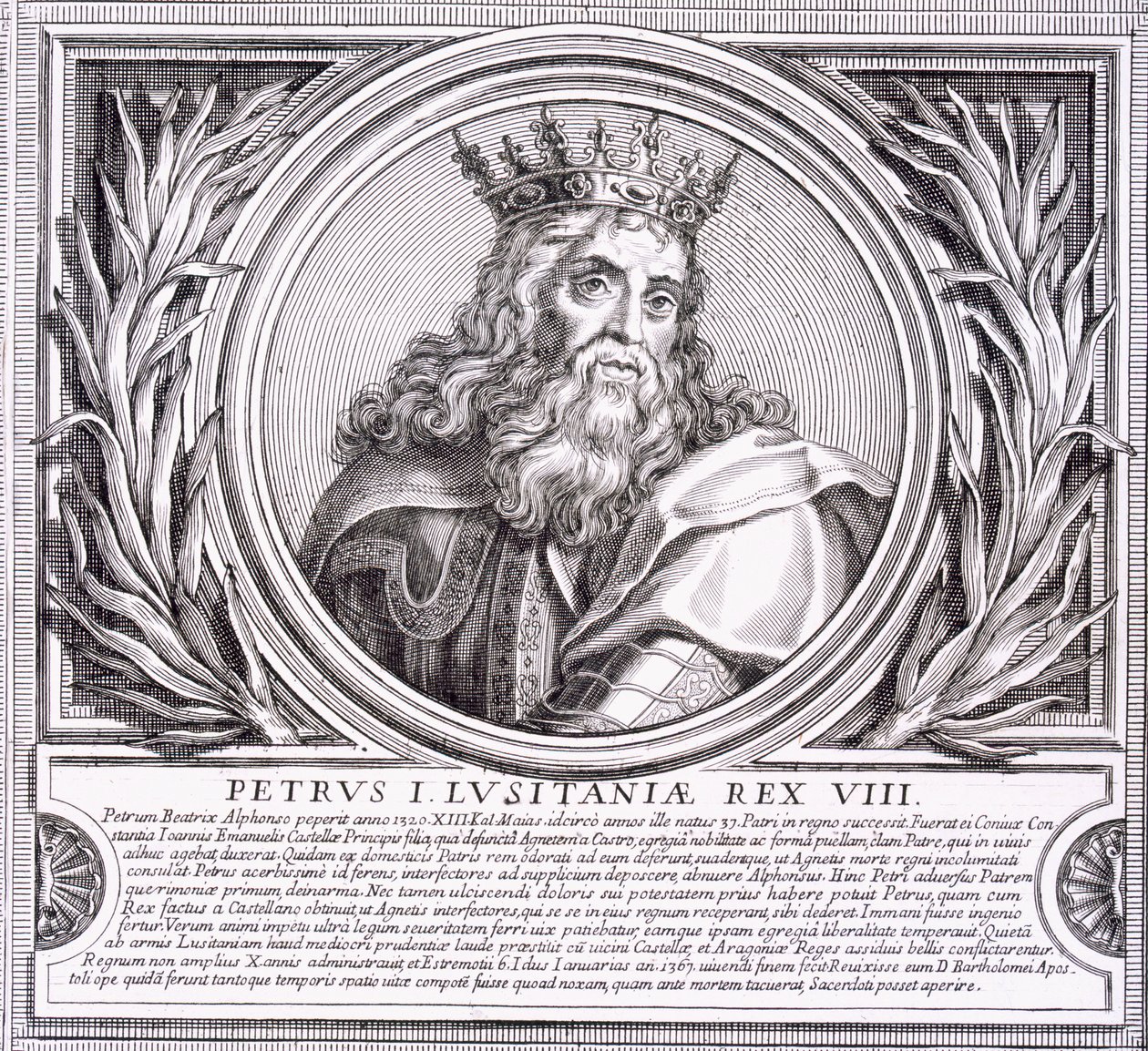 Pedro I af Portugal (litho) af Unbekannt