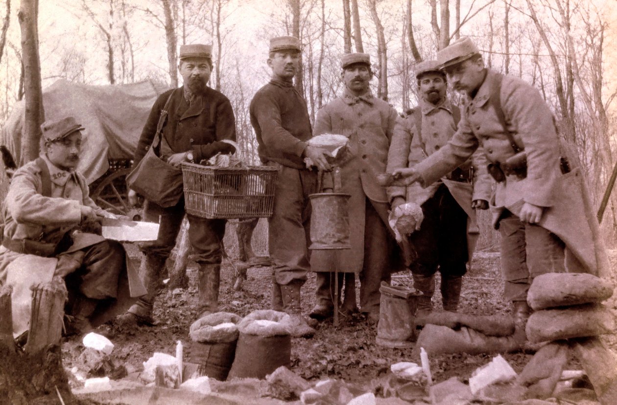 Photograph from a personal album of an infantry lieutenant during the first months of the First World Wardani af Unbekannt