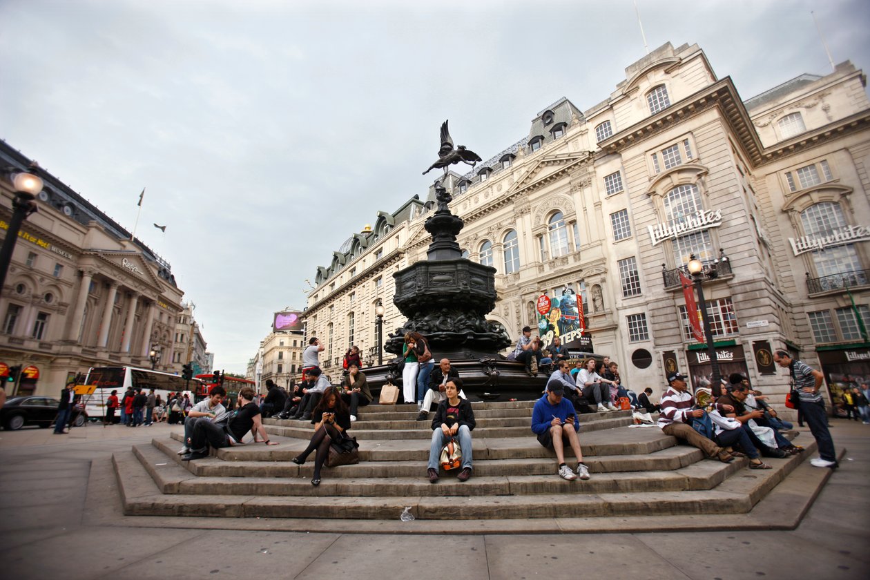 Piccadilly Circus, London (foto) af Unbekannt