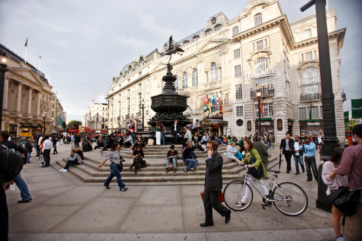 Piccadilly Circus, London (foto) af Unbekannt