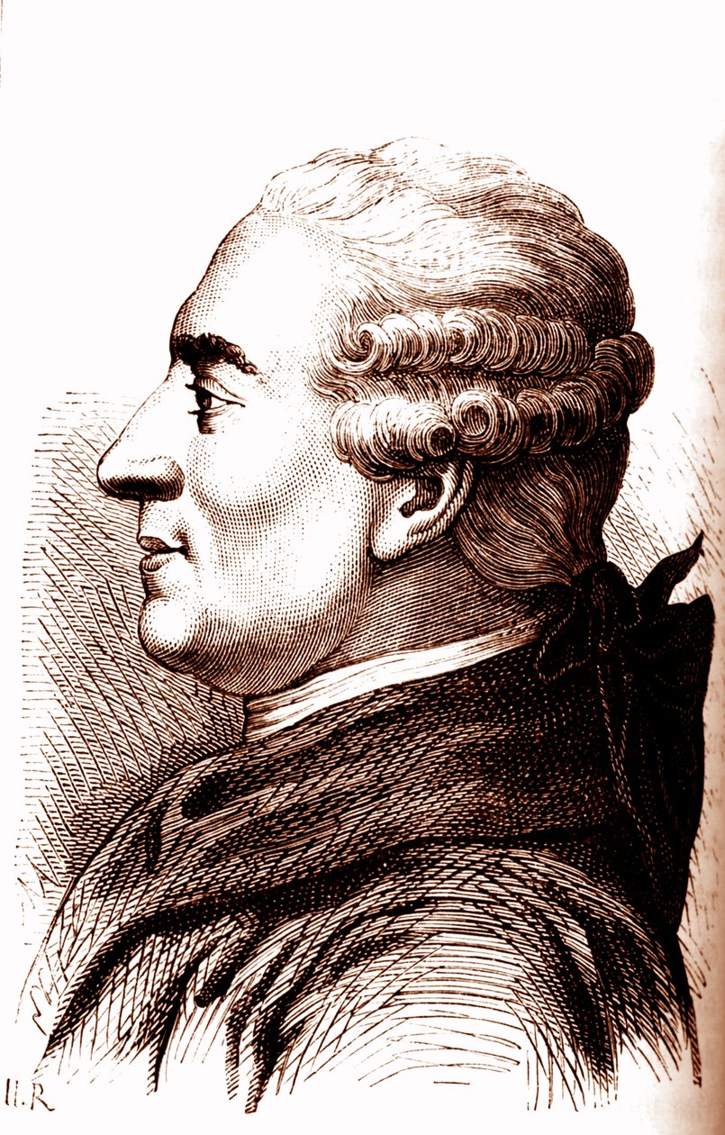 Pierre Augustin Caron de Beaumarchais af Unbekannter Künstler
