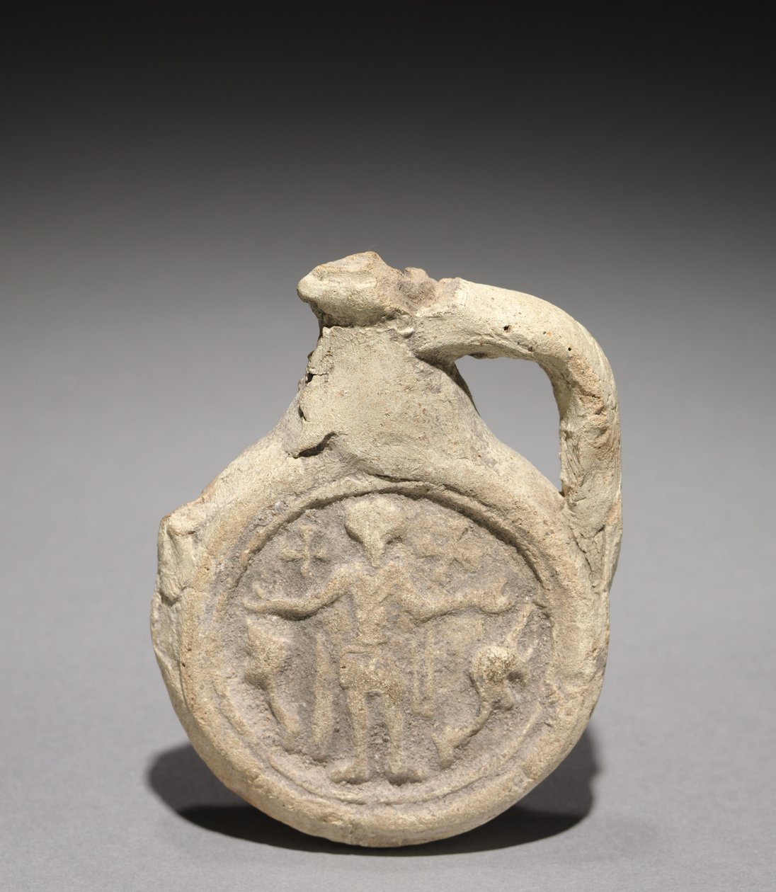 Pilgrimskolbe med Saint Menas, 500-700 af Unbekannt