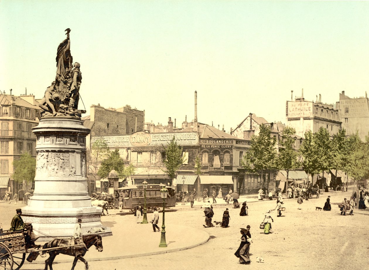 Place Clichy i Paris af Unbekannt