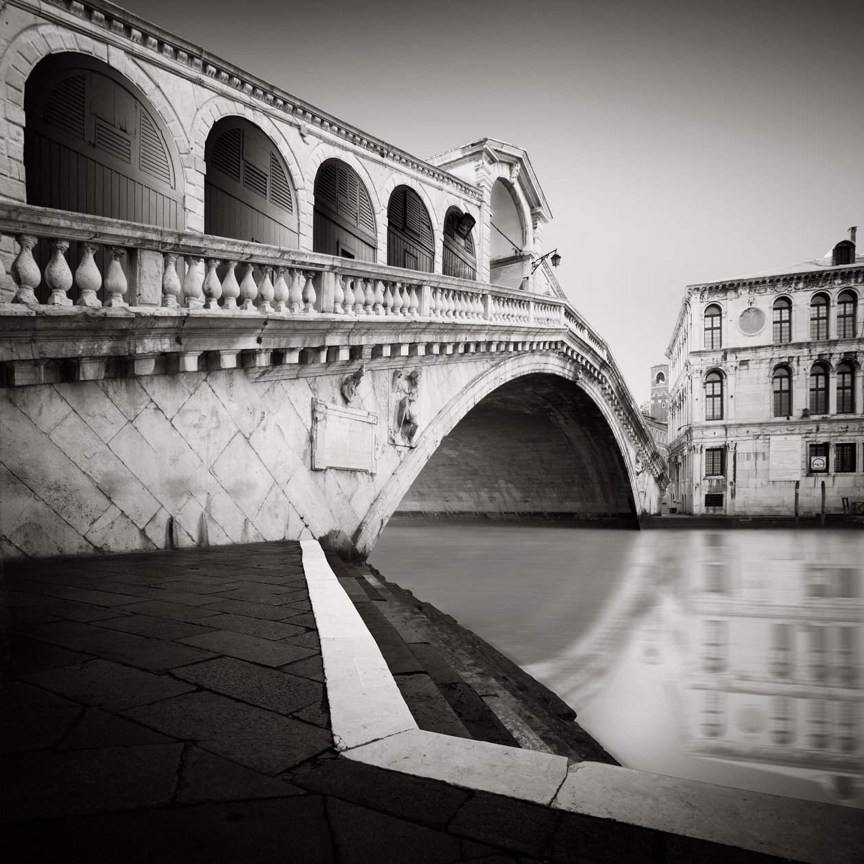Rialtobroen - Studie 3 Venedig, Italien, 2013 (s/h-billede) af Leopold Blonder