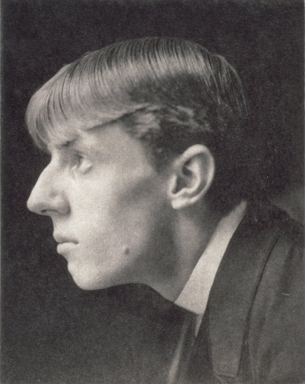 Portræt af Aubrey Beardsley (1872-98) af Frederick Evans (1853-1943) (sepiafoto) af Unbekannt
