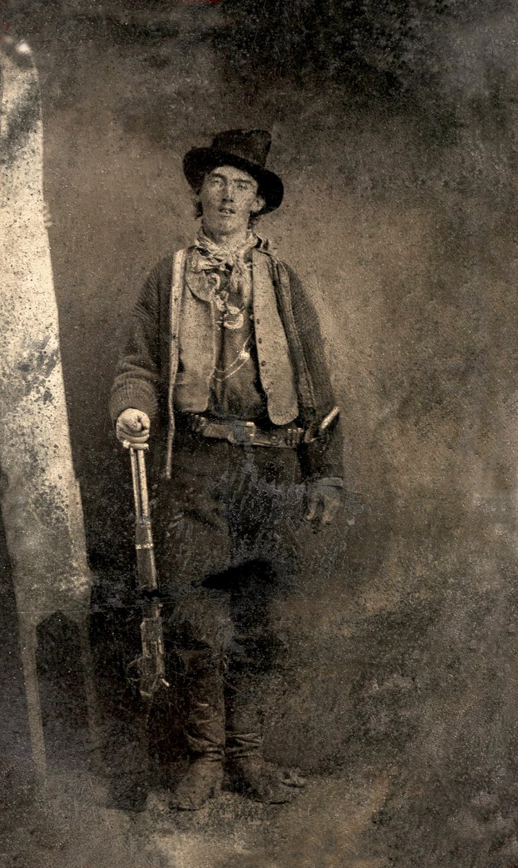 Portræt af Billy the Kid, Fort Sumner. 1879 (foto) af Juste Lisch