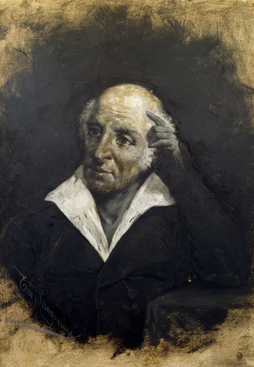 Portræt af Domenico Rossetti (Trieste 1774-1842), italiensk politiker og jurist af Benjamin Baud