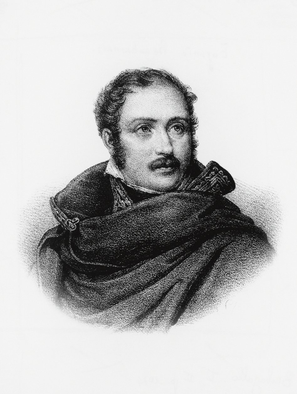 Portræt af Eugene de Beauharnais (1781-1824), fransk soldat, prins af det første imperium og vicekonge af Italien fra 1805 til 1814, gravering af William M. Timlin
