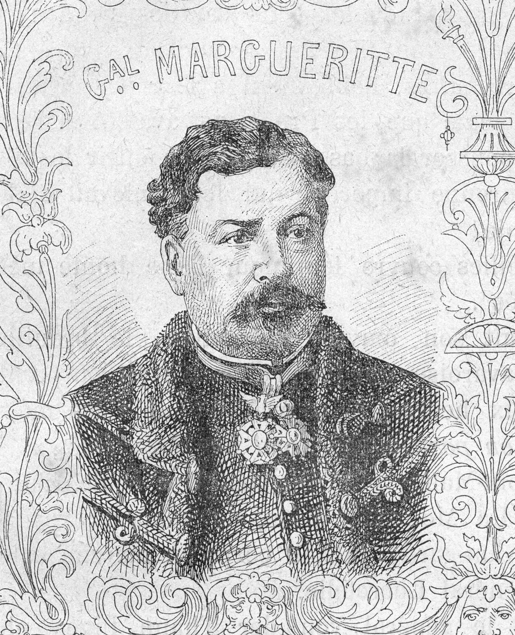 Portræt af den franske general Jean-Auguste Margueritte, den fransk-preussiske krig af Unbekannter Künstler