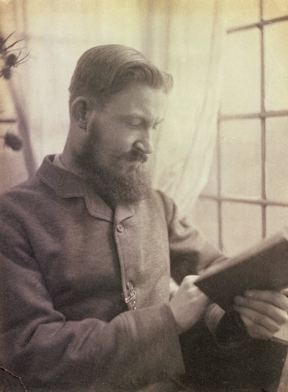 Portræt af George Bernard Shaw (1856-1950) som en ung mand af Unbekannt