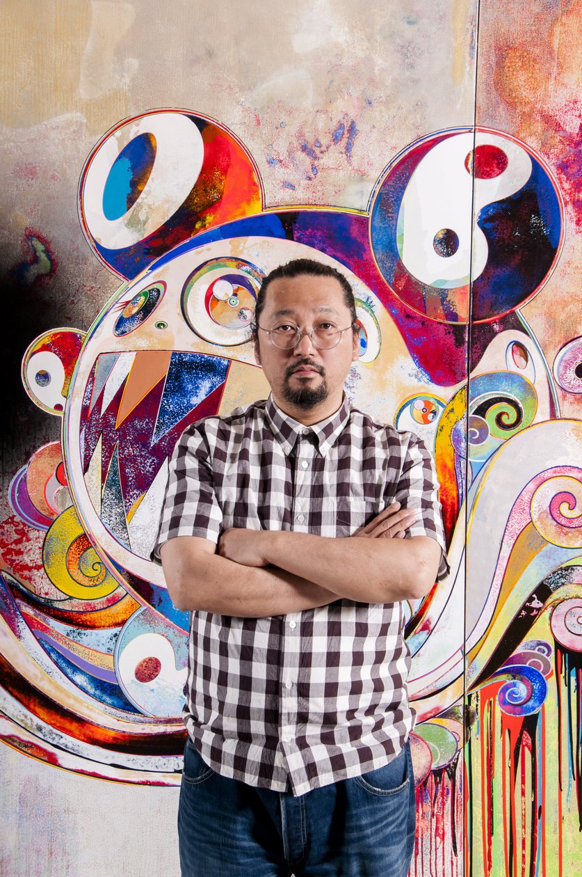 Portræt af den japanske kunstner Takashi Murakami, 2010 (foto) af Benjamin Baud