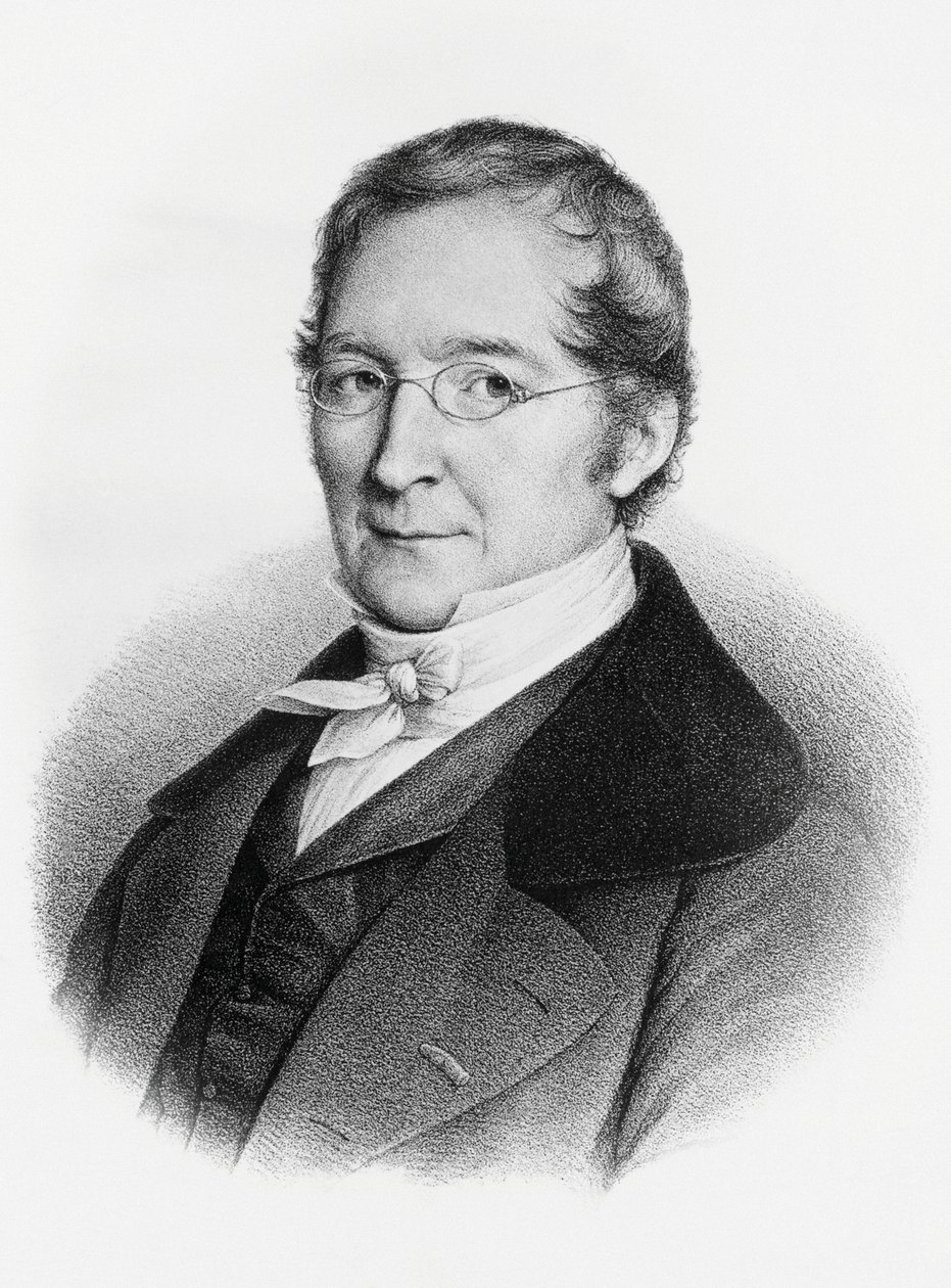Portræt af Joseph-Louis Gay-Lussac (1778-1850), fransk kemiker og fysiker, gravering af William M. Timlin