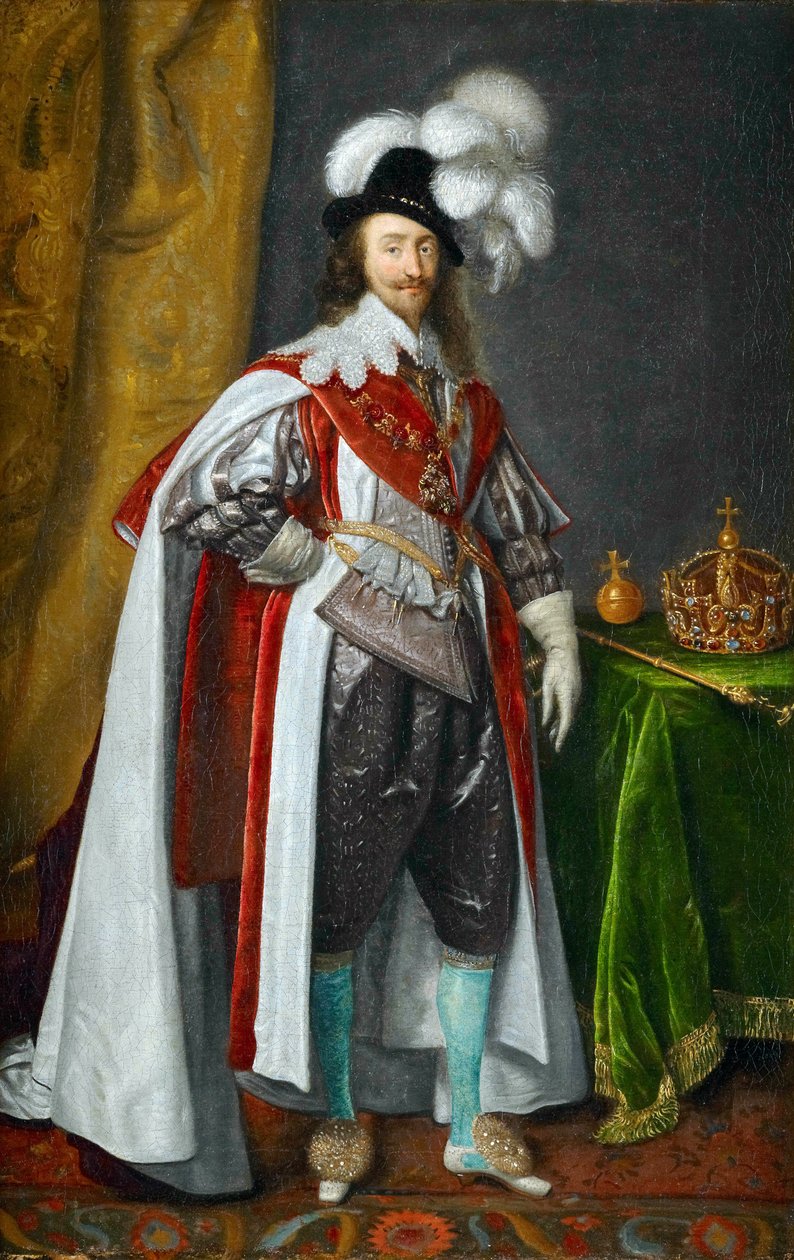 Portræt af kong Charles I af England af Unbekannt