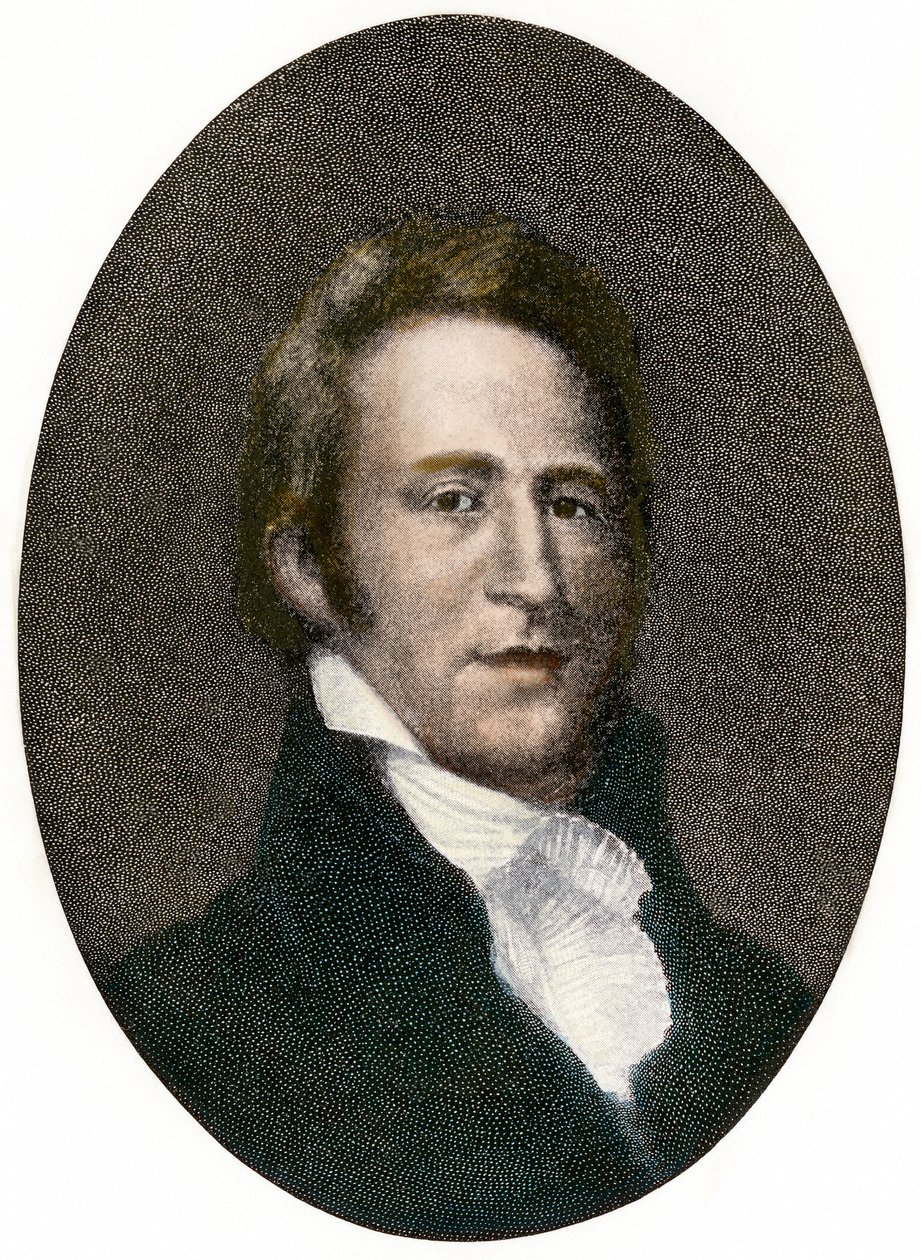 Portræt af William Clark (1770 - 1838), amerikansk opdagelsesrejsende. af Unbekannter Künstler